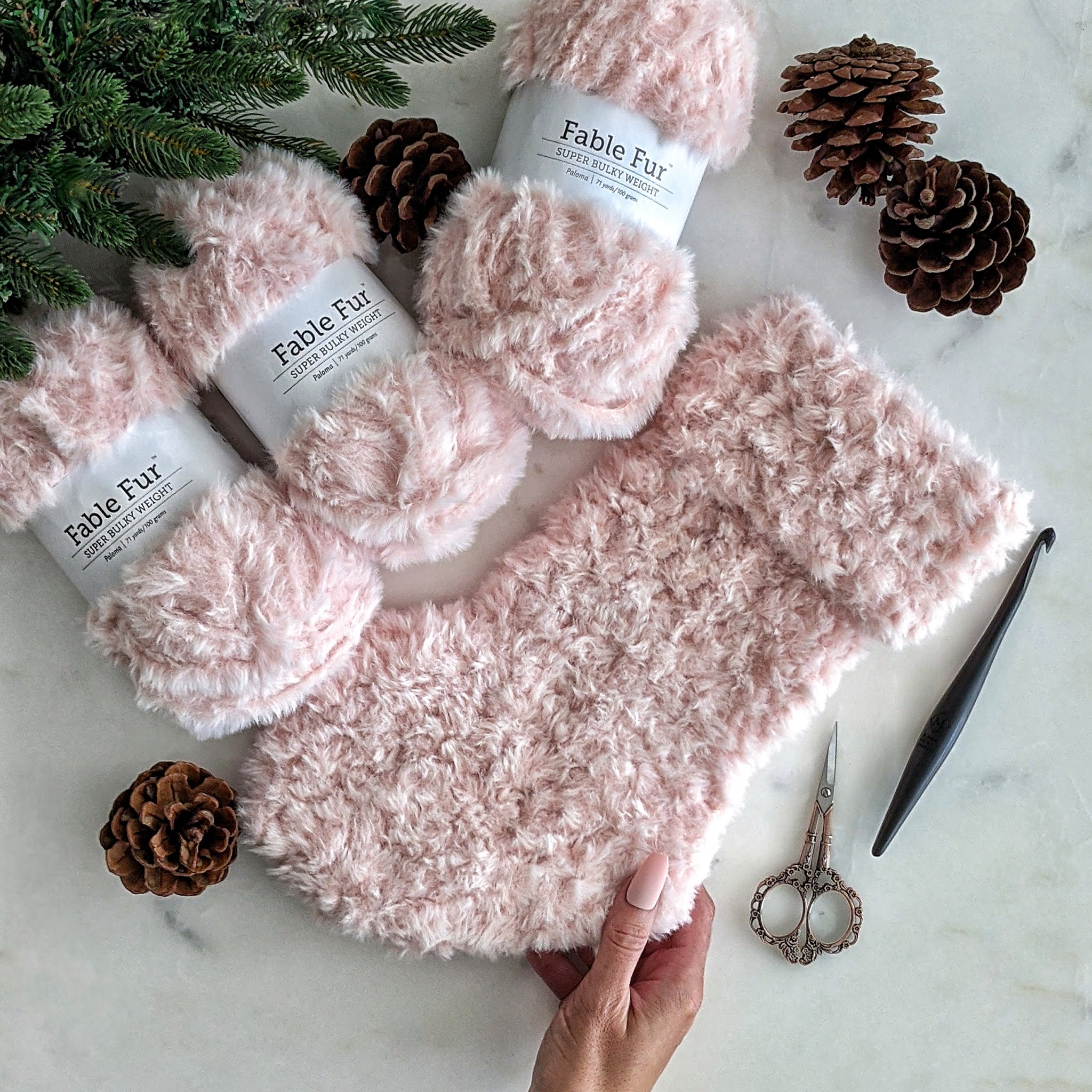 How to Crochet with Faux Fur Yarn