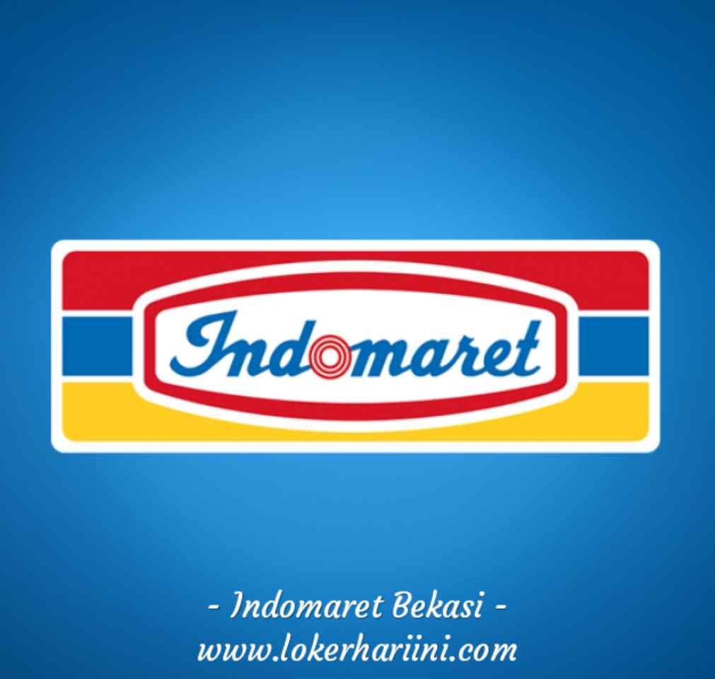 Lowongan Store Crew Pt Indomarco Prismatama Indomaret Bekasi 2021