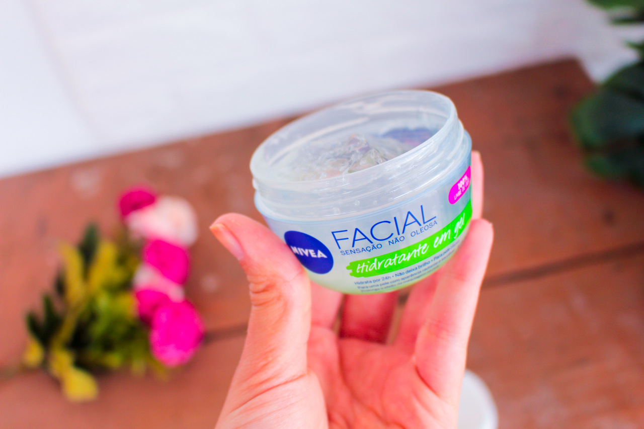 Hidratante Facial em Gel Nivea com Ácido Hialurônico A Chata de Batom