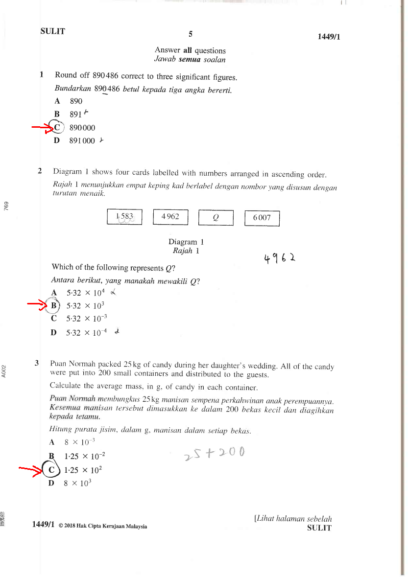 Cikgu Azman - Bukit Jalil: Soalan Matematik SPM Sebenar 