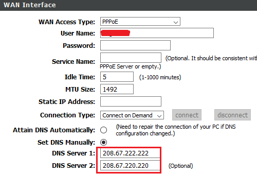 DNS abierto