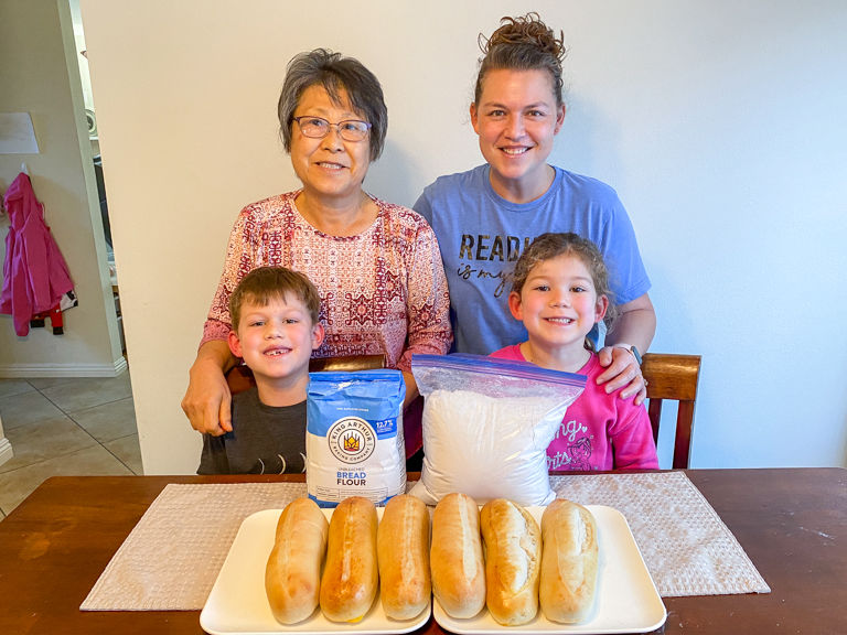Tales of the Flowers Bread Flour versus All Purpose Flour baguette
