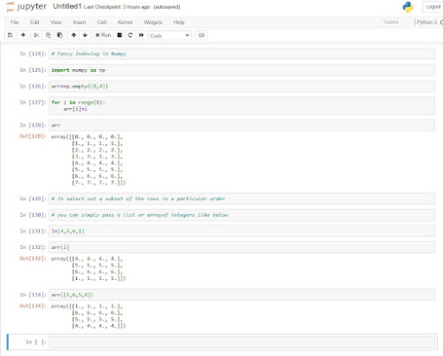 🐍 Python And It's Libraries 🐍 : Fancy Indexing in Numpy