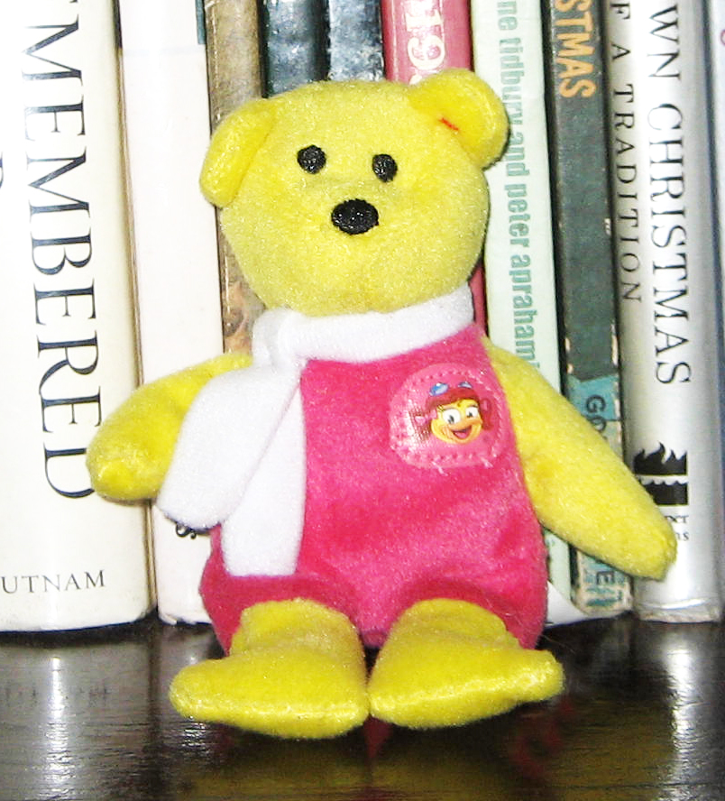 birdie the bear beanie baby