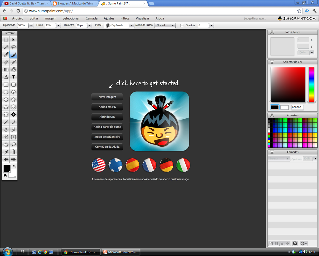 Blogui Dúh Sami Aprenda A Desenhar no Sumo Paint!