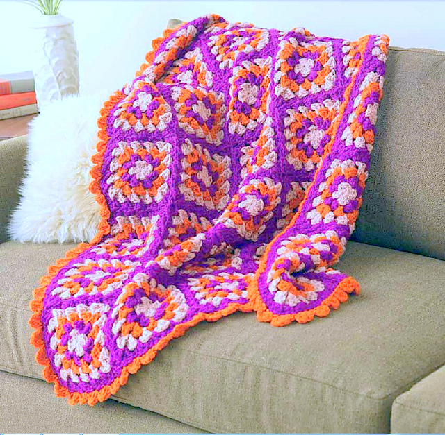 afghan blanket crochet pattern