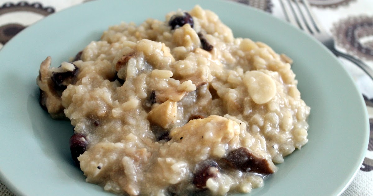 Risotto de setas en crock pot Magdalenas de Chocolate