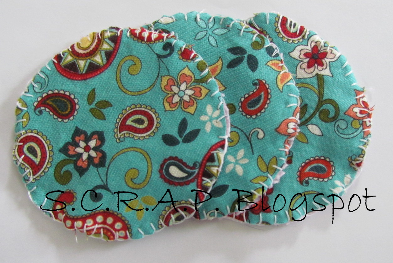  S.C.R.A.P. Scraps Creatively Reused and Recycled Art Projects DIY Reusable Cotton Pads