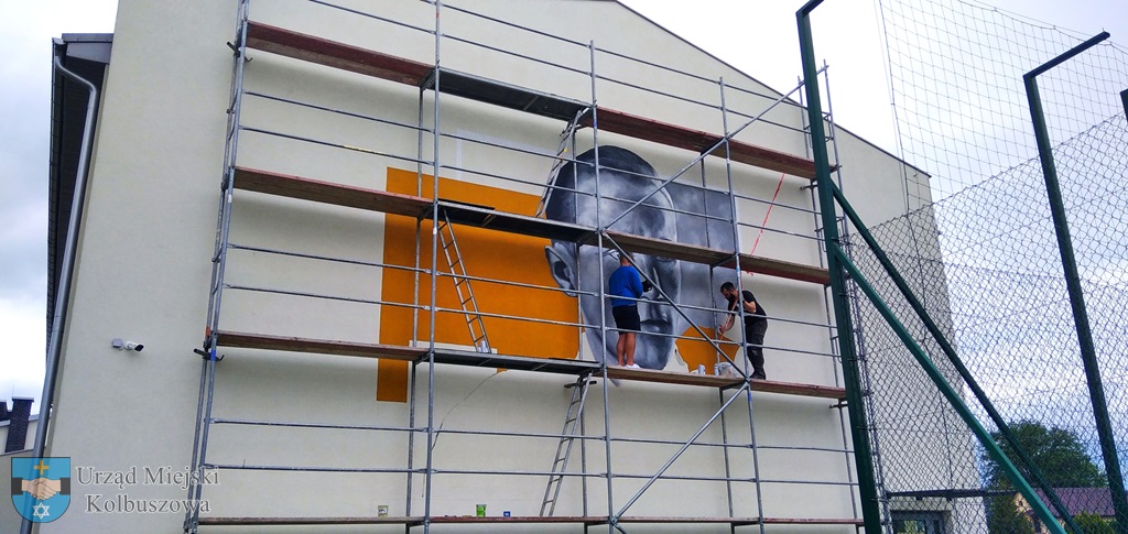 W Weryni powstaje mural Józefa Batorego [FOTO]