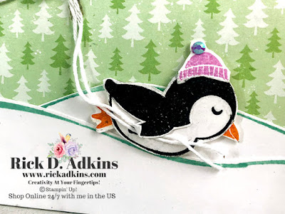 Check out this cute Catalog Case featuring the Penguin Place Bundle from Stampin' Up!