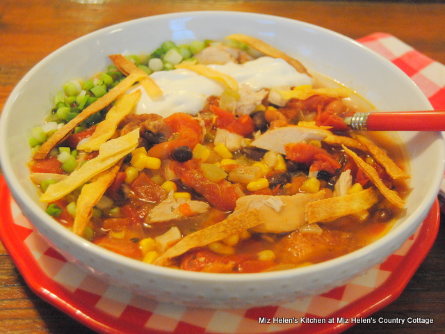 Slow Cooker Mexican Chicken Soup at Miz Helen's Country Cottage