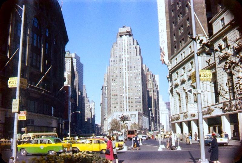 New York in the 1950s 23 Fascinating Color Snapshots May Make You Softhearted vintage everyday