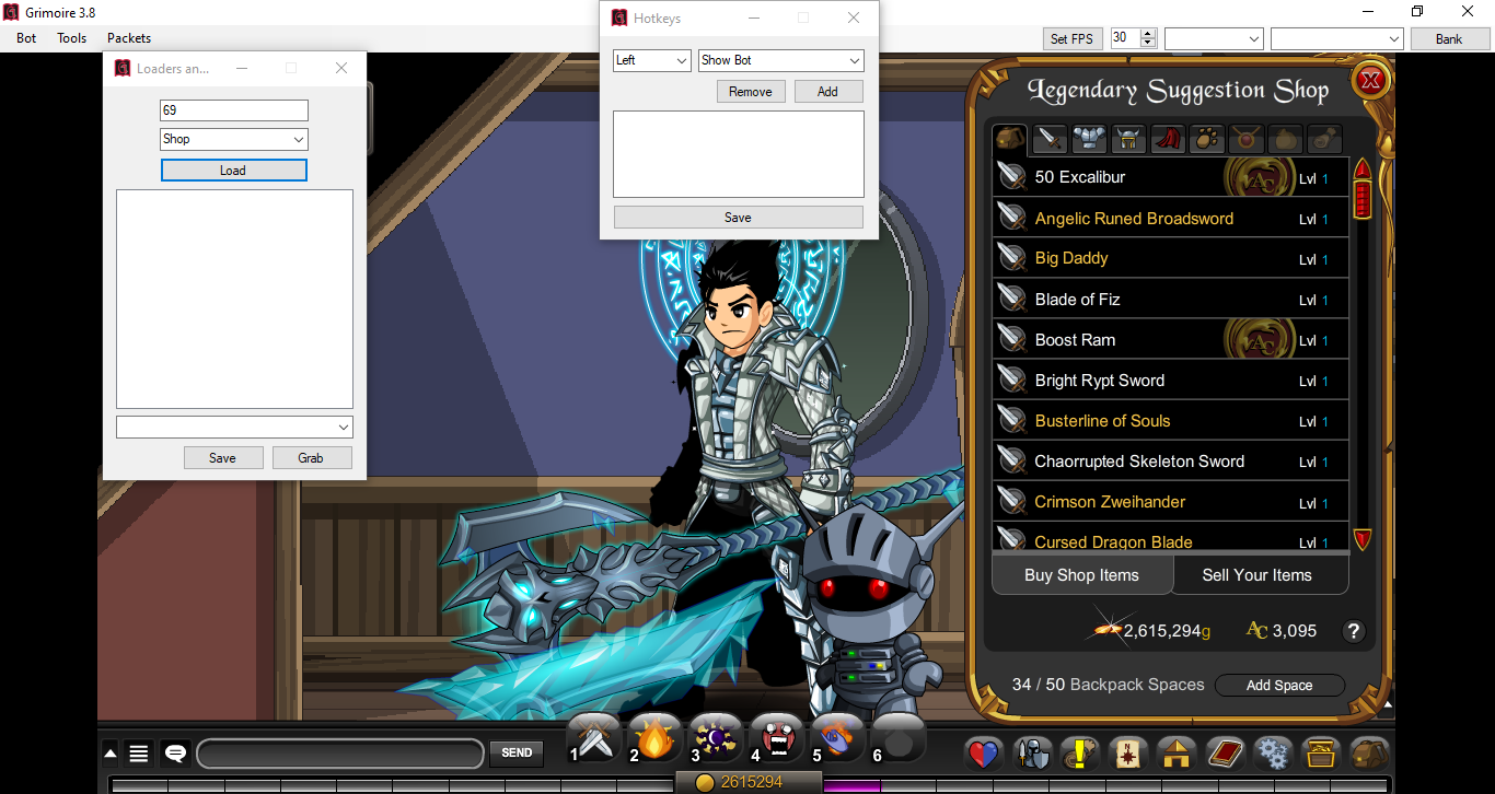 Aqw free ac codes