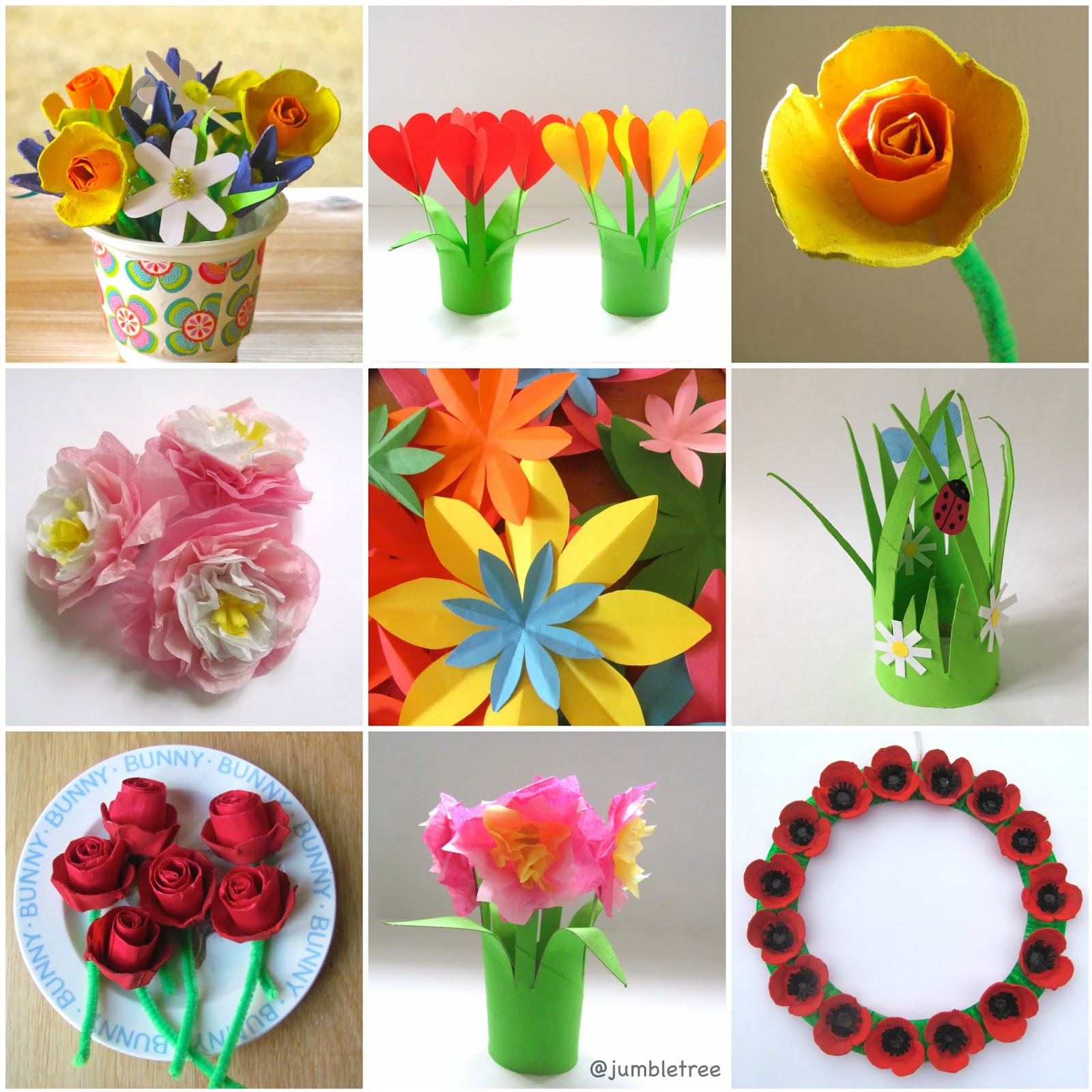 Jumble Tree Flower Power! Collection of flower crafts for kids