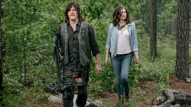 Daryl y Maggie, en el episodio 9x03 de The Wlking Dead