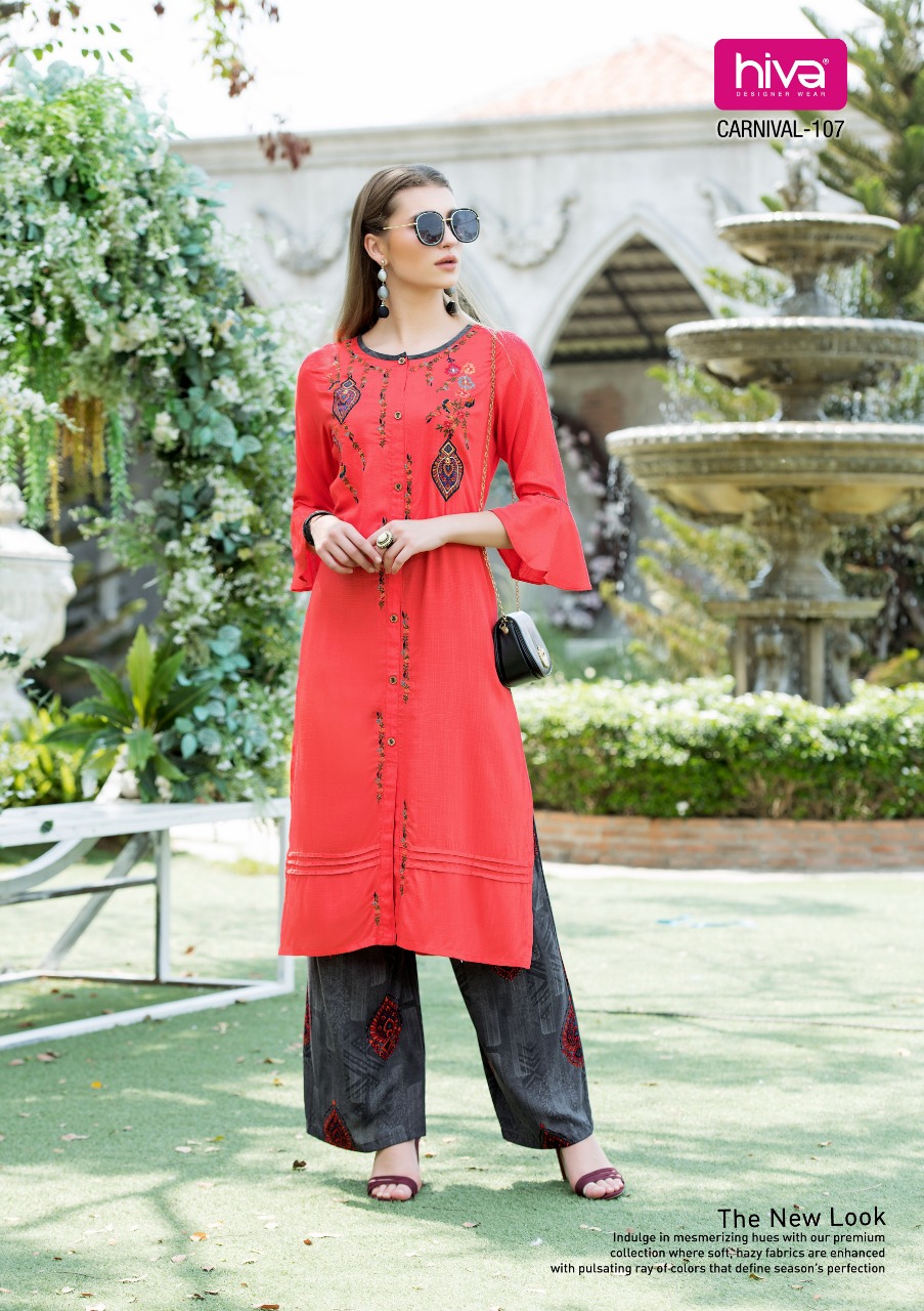 hiva designer wear karisma kurtis