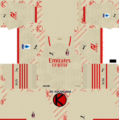 AC Milan Kits 2021/22 -  DLS2019 Kits