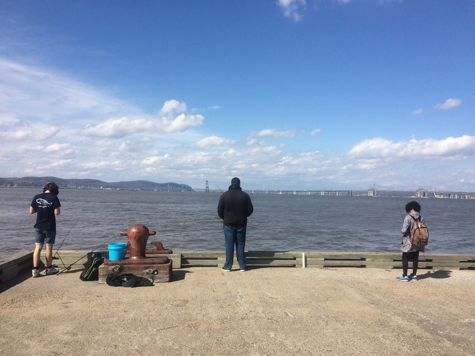 FISHING BLOG FISHING STORIES Piermont Pier Spring Fishing Bite is On, No Joke! (April 1, 2016)