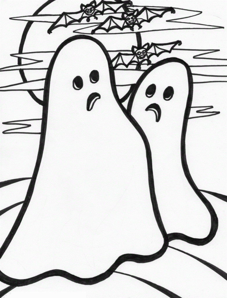 ghosts ghouls goblins coloring pages Halloween coloring.filminspector.com