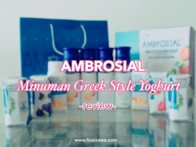 AMBROSIAL Minuman yogurt Greek Style halal dan sedap