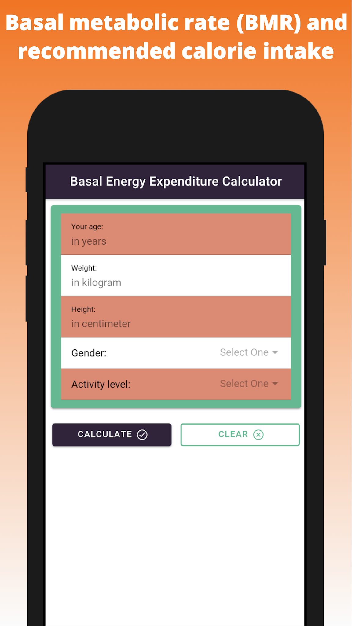 BMR Calculator Pro Basal Metabolic Rate & Energy iMedical Apps