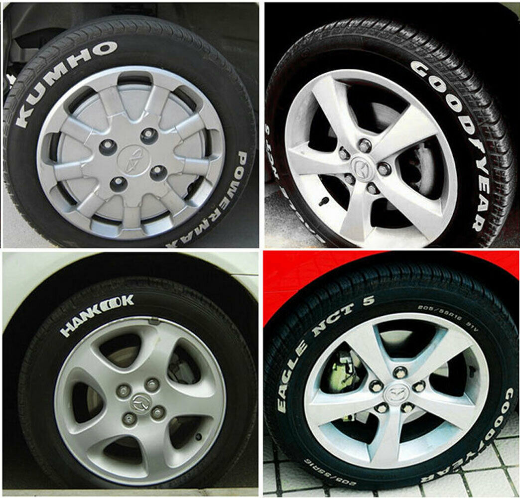 White Letter Tire Paint Thankyou Letter