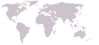 Pasifik gagalı balinasının yaşam alanları haritası