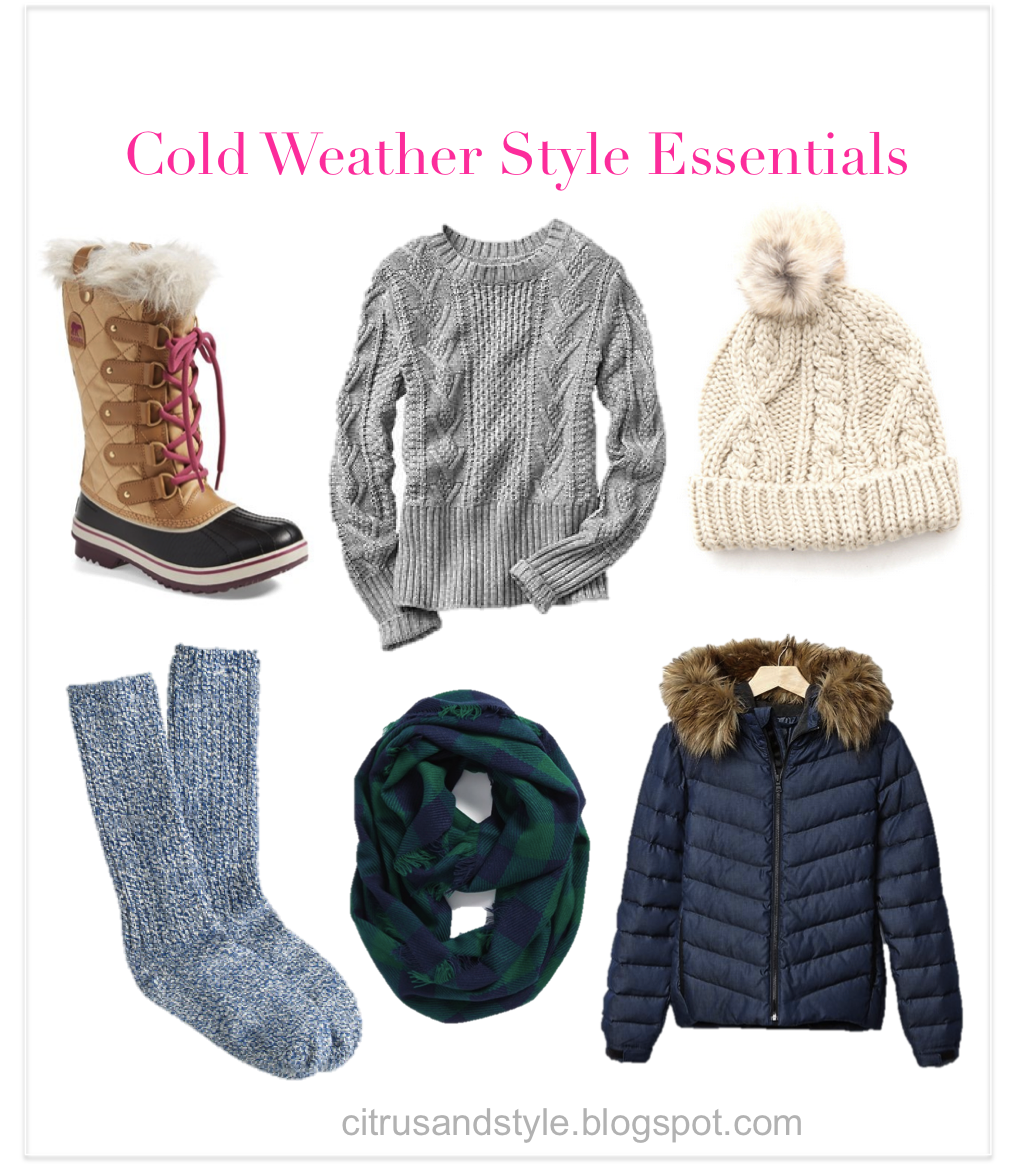 citrus and style Cold Weather Style Essentials