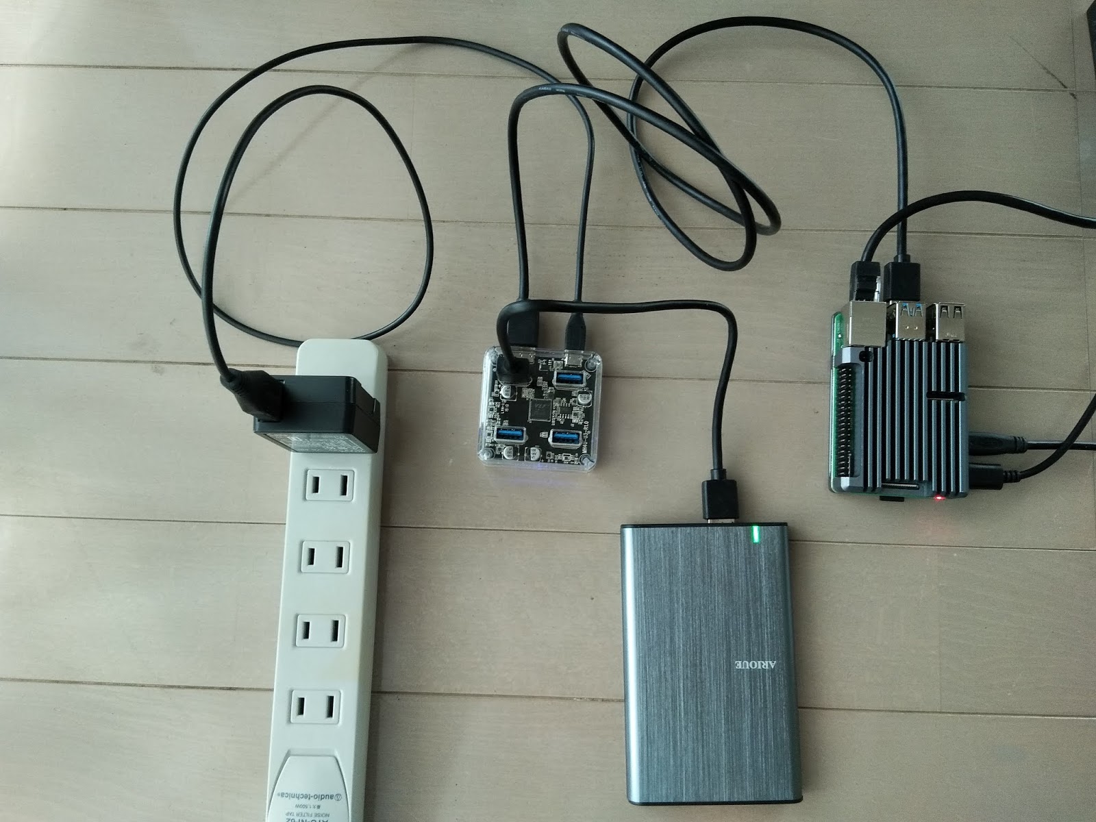 備忘録 【Raspberry pi 4 B / Raspbian 】USB 3.0対応のUSB HDDを自動的にマウントするように設定する手順