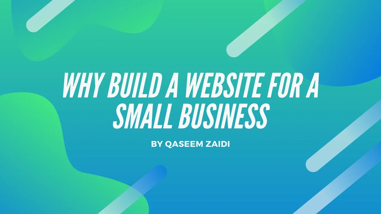 Why Build A Website For A Small Business