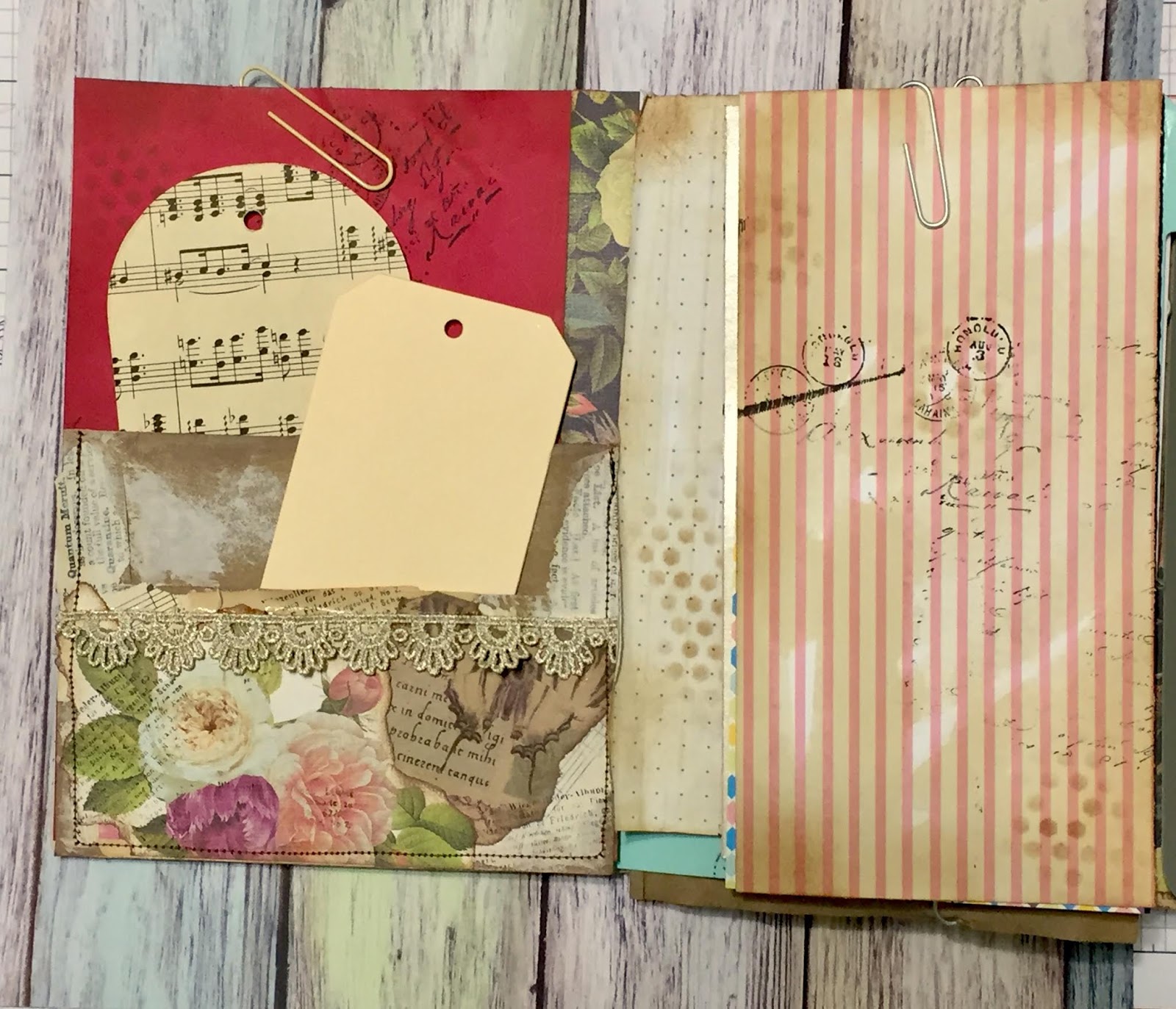 Cindy's Creative Journey How to turn a FSJ Mini Book into a Journal