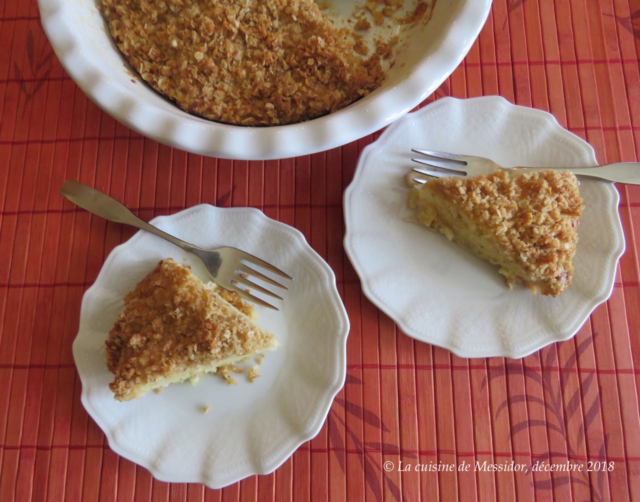 Pas De Fruit Gâté à Sparte La cuisine de Messidor: Tarte-croustade aux pommes et au chocolat blanc