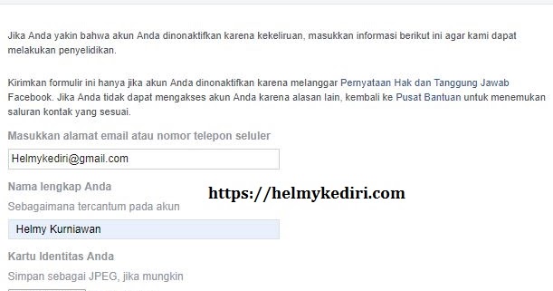 Cara Mengembalikan Akun Facebook Yang Dinonaktifkan Dengan Mudah Blog Orang It