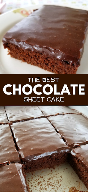 The Best Chocolate Sheet Cake