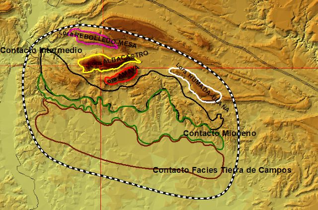 Paisajes y Relieves de Las Loras: Las 4 Loras (Rebolledo-Peña Mesa, Albacastro, Peña Amaya y 