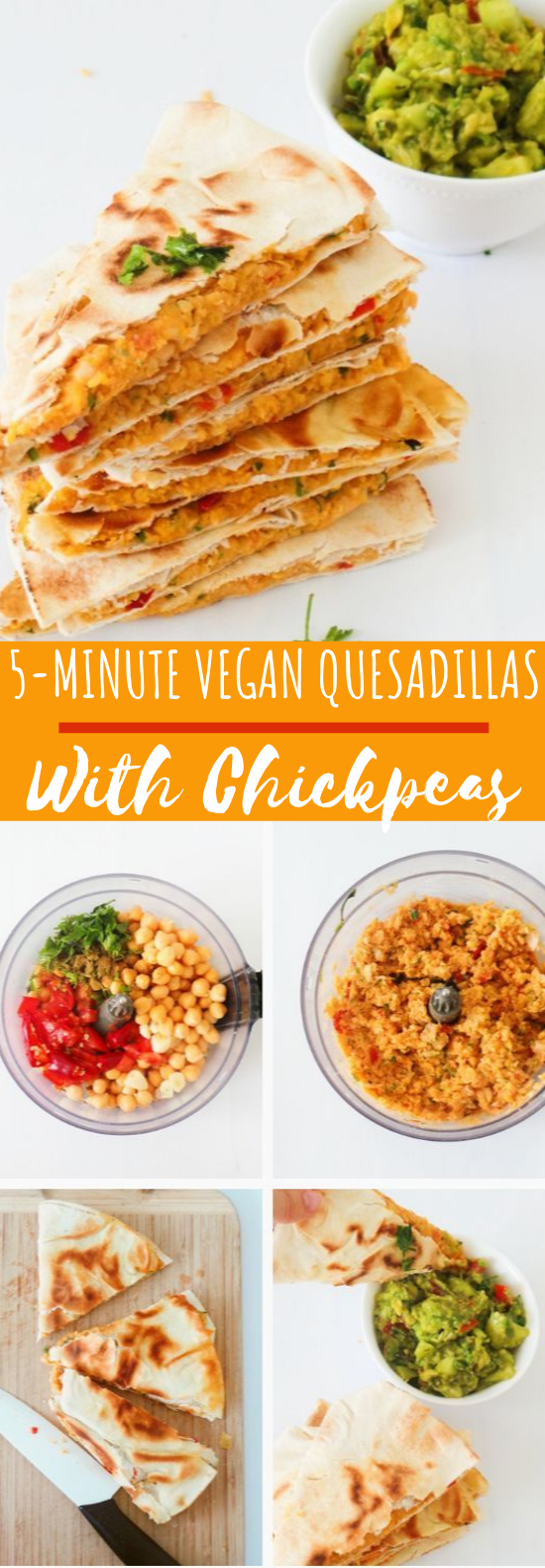 Vegan Quesadillas With Chickpeas #vegan #lunch