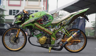 Modifikasi Velg Jari-jari Motor Vixion