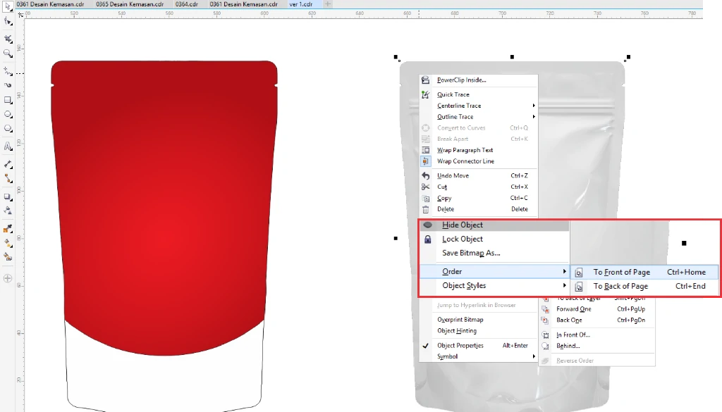 Kumpulan Kemasan Cdr Cara Membuat Template Desain Kemasan Coreldraw Templatekita Com