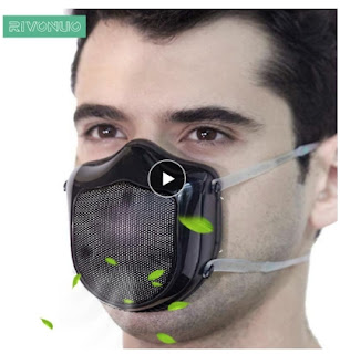 Умная электрическая защитная многоразовая маска для лица с обратным дыхательным клапаном против вирусов и бактерий специальная подборка