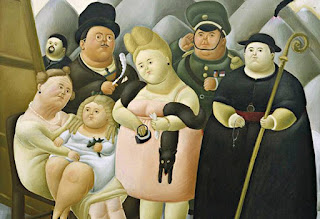 «La familia presidencial», autor: Fernando Botero.