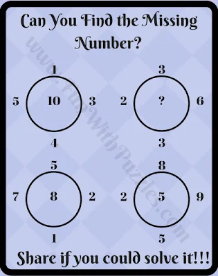 Tricky math circle puzzle question