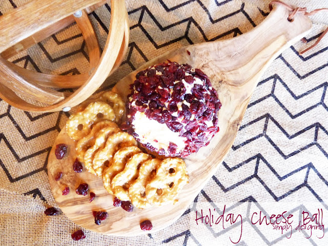 This cranberry cheese ball is the perfect combination of savory and sweet and is the perfect appetizer to serve at any holiday gathering!