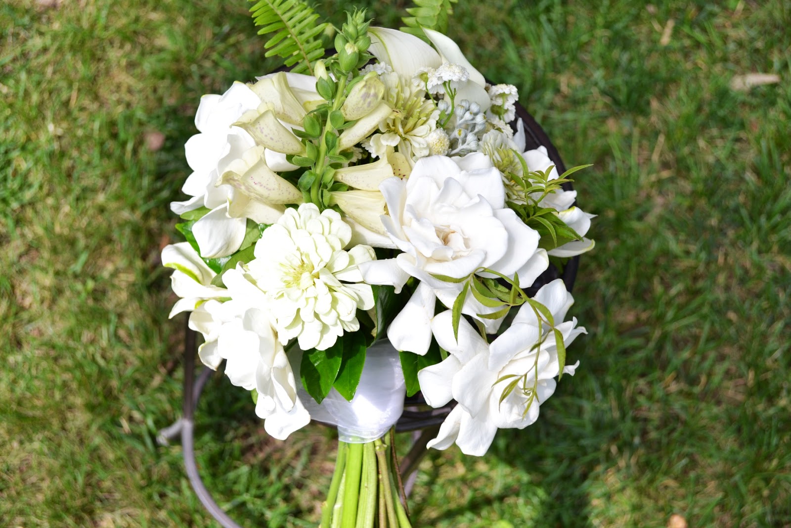 Wedding Flowers from Springwell Gardenias for White Bouquets