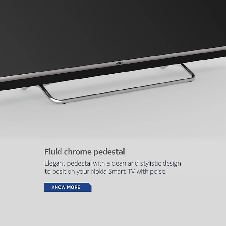 Nokia's 1st PureCinema Smart TV with PureX processor, ClearView