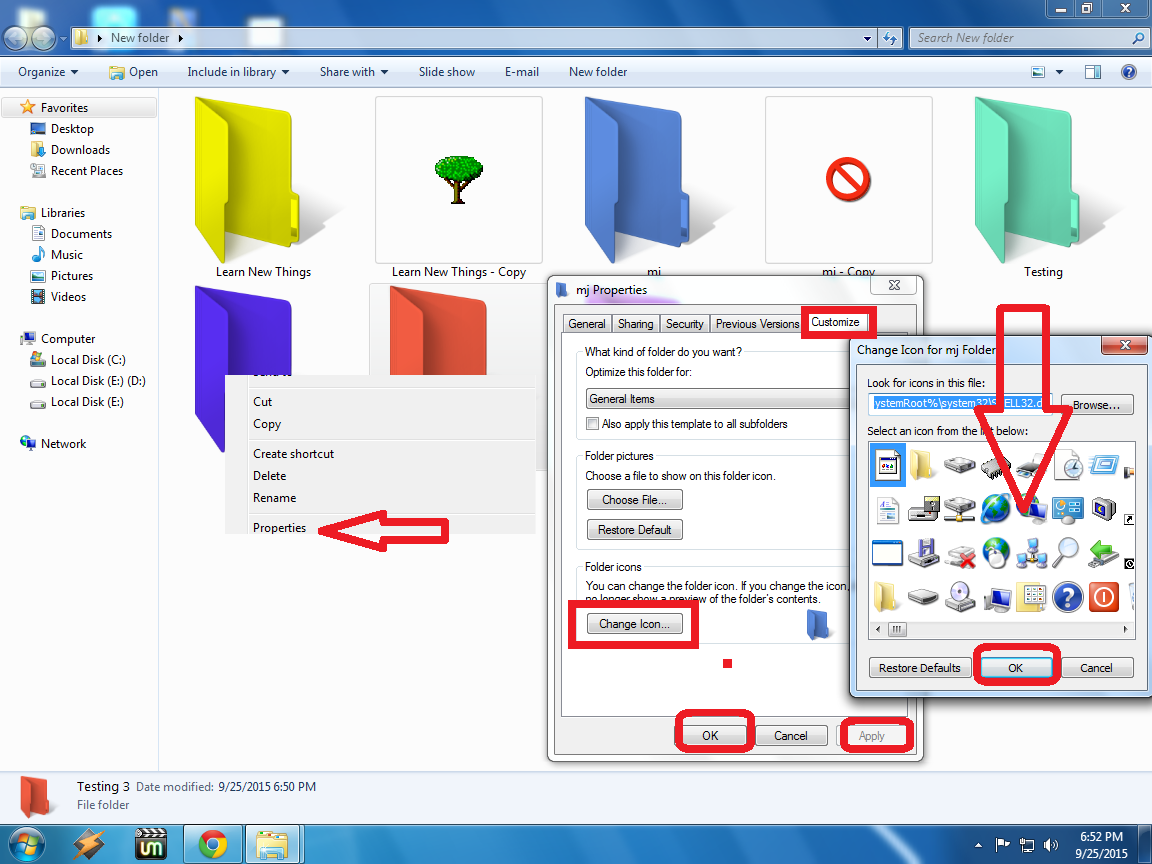 Learn New Things How To Change Folder Icons Colors In Windows PC