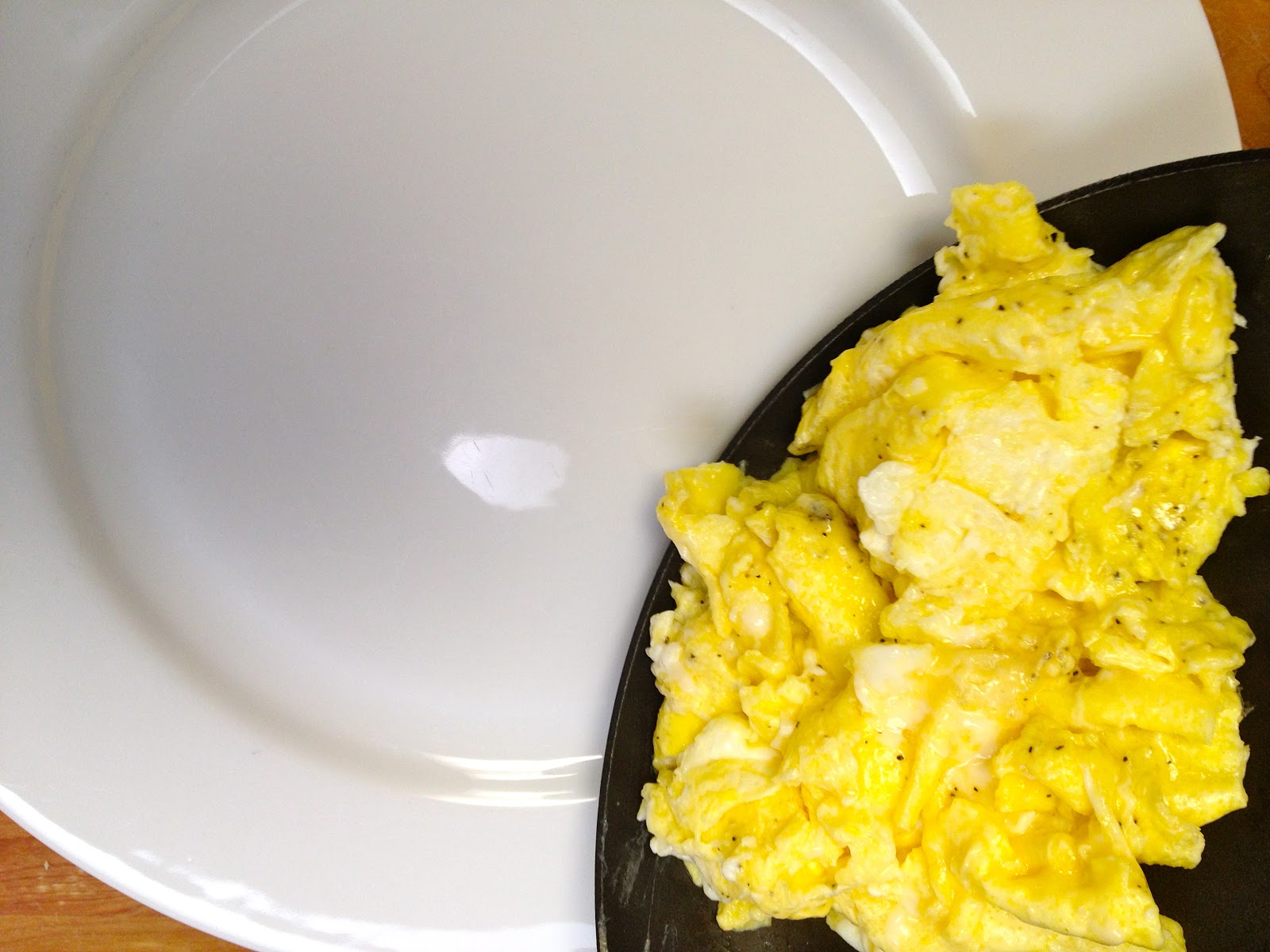 Scrambled Eggs, Bacon, Martha Stewart's Popovers, and Mimosas