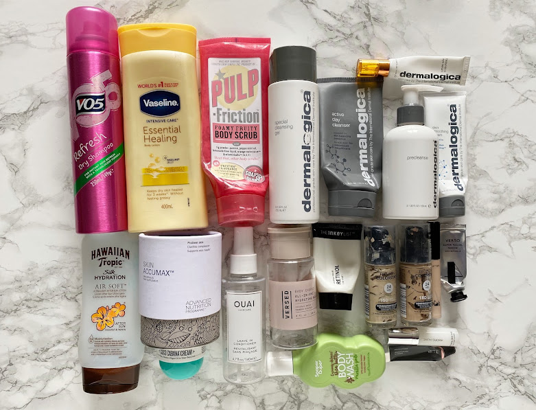 product empties dermalogica review skin accumax versed ouai