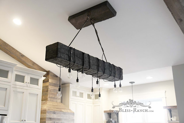 Faux Beam Hanging Ceiling Light, Bliss-Ranch.com
