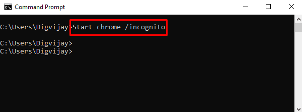 Chrome openen in incognitomodus