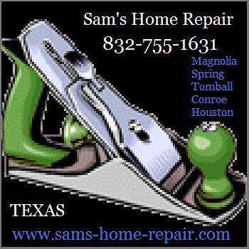Call Sam 832-755-1631 for fast, friendly, professional roof repair work in Magnolia TX.